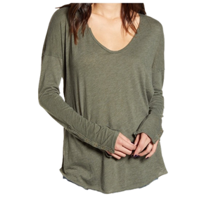 NWT Free people long sleeve tee